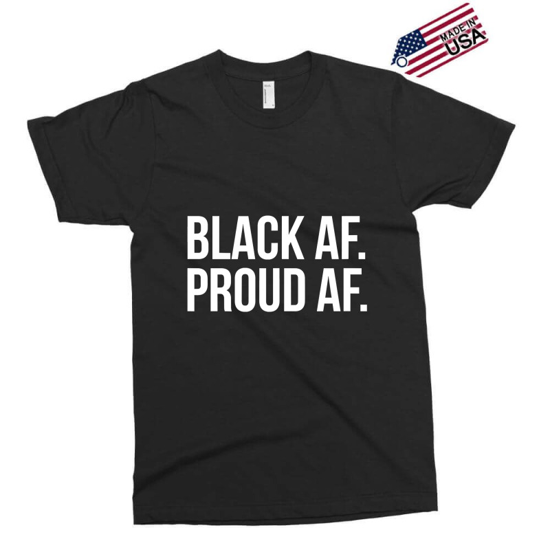 Cool Black History Month T  With White Text Black Af Exclusive T-shirt by Aliceartist | Artistshot