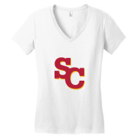 .simpson College Women's V-neck T-shirt | Artistshot