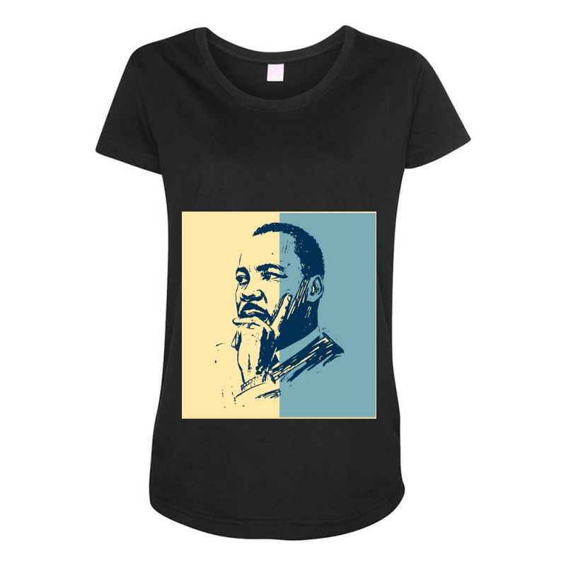 Martin Luther King Jr Maternity Scoop Neck T-shirt by KyungSavard | Artistshot