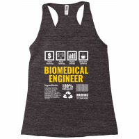 Biomedical Engineer Facts Label Biomedical Engineering Racerback Tank | Artistshot