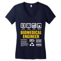 Biomedical Engineer Facts Label Biomedical Engineering Women's V-neck T-shirt | Artistshot