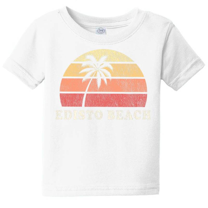 Edisto Beach Sc Vintage 70s Retro Throwback Baby Tee | Artistshot