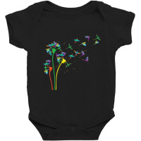 Birds  Flower Fly Dandelion Swallow, Macaw  Funny Birds Lover Baby Bodysuit | Artistshot