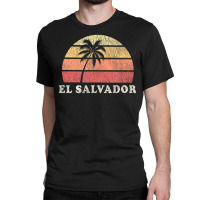 El Salvador Vintage 70s Retro Throwback Classic T-shirt | Artistshot