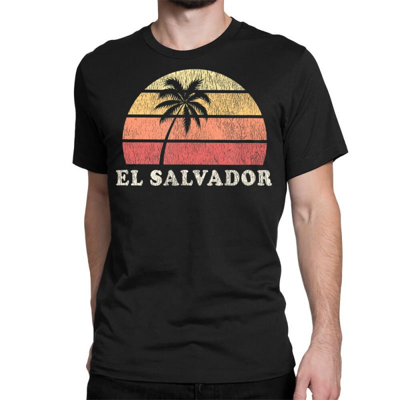 El Salvador Vintage 70s Retro Throwback Classic T-shirt by michaelyounger19 | Artistshot