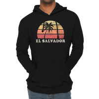 El Salvador Vintage 70s Retro Throwback Lightweight Hoodie | Artistshot