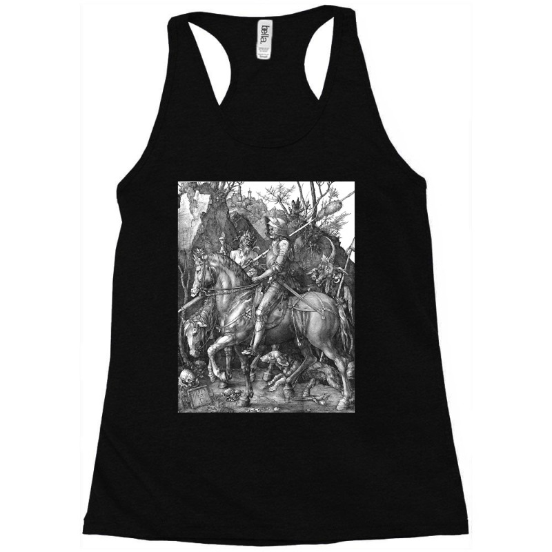 Knight And The Devil By Albrecht Durer Racerback Tank | Artistshot