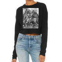 Knight And The Devil By Albrecht Durer Cropped Sweater | Artistshot