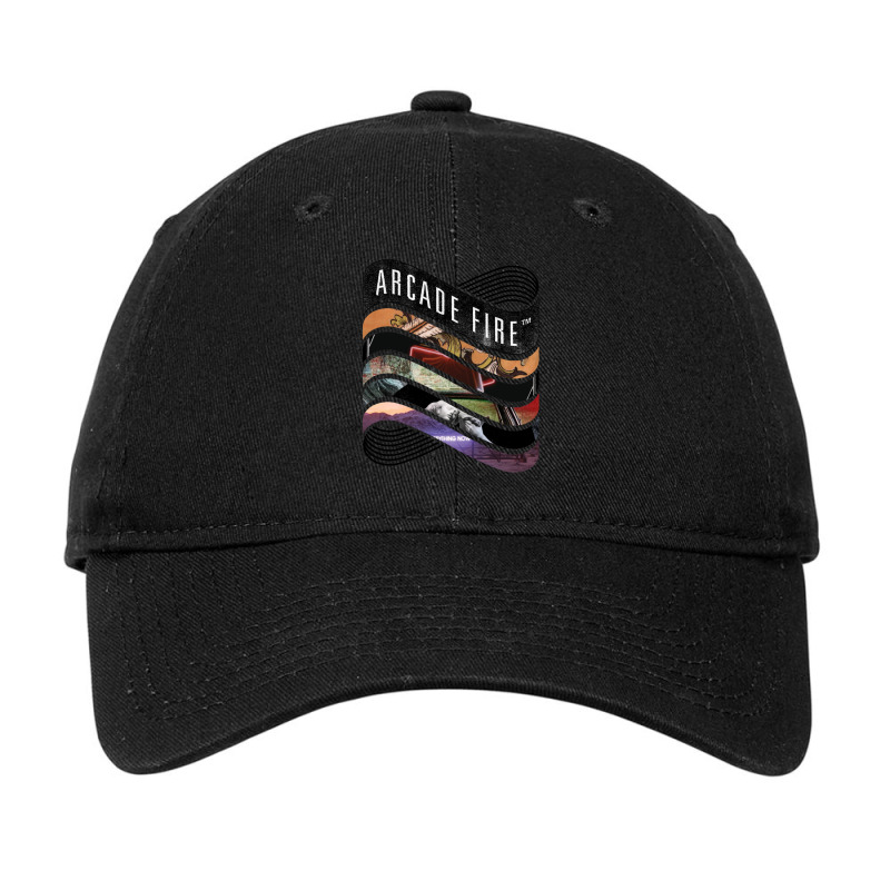 Arcade Fire - Discography Adjustable Cap by LuceroCrystalMurillo | Artistshot