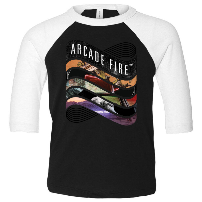 Arcade Fire - Discography Toddler 3/4 Sleeve Tee by LuceroCrystalMurillo | Artistshot