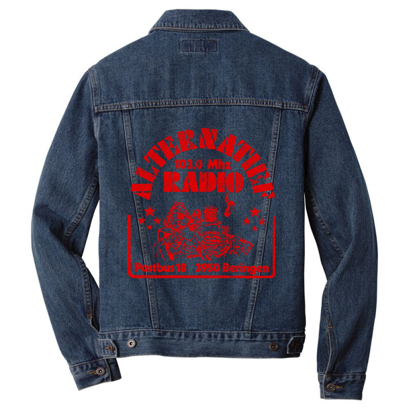 Radio Alternatief Beringen Belgium Men Denim Jacket | Artistshot