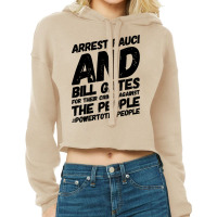 Arrest Fauci Cropped Hoodie | Artistshot