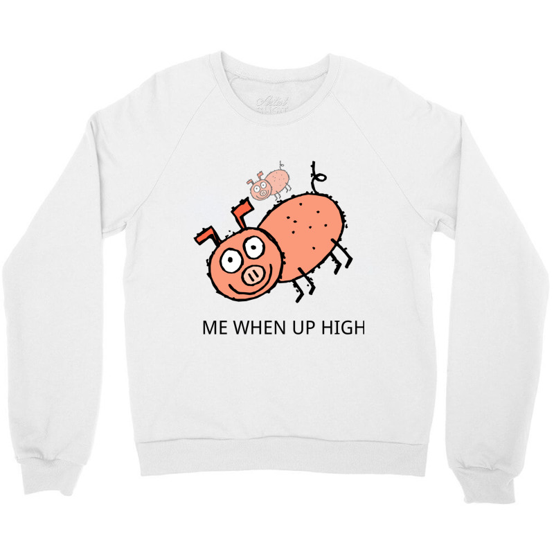 Peppa Pig Memes  Acrophobia Crewneck Sweatshirt by DANIELKRUTCHEK | Artistshot