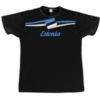 Estonia Flag Pride Estonian Roots Inside Estonia Graphic T-shirt | Artistshot