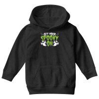 Get Your Spooky On Funny Ghost Halloween Costumes Youth Hoodie | Artistshot