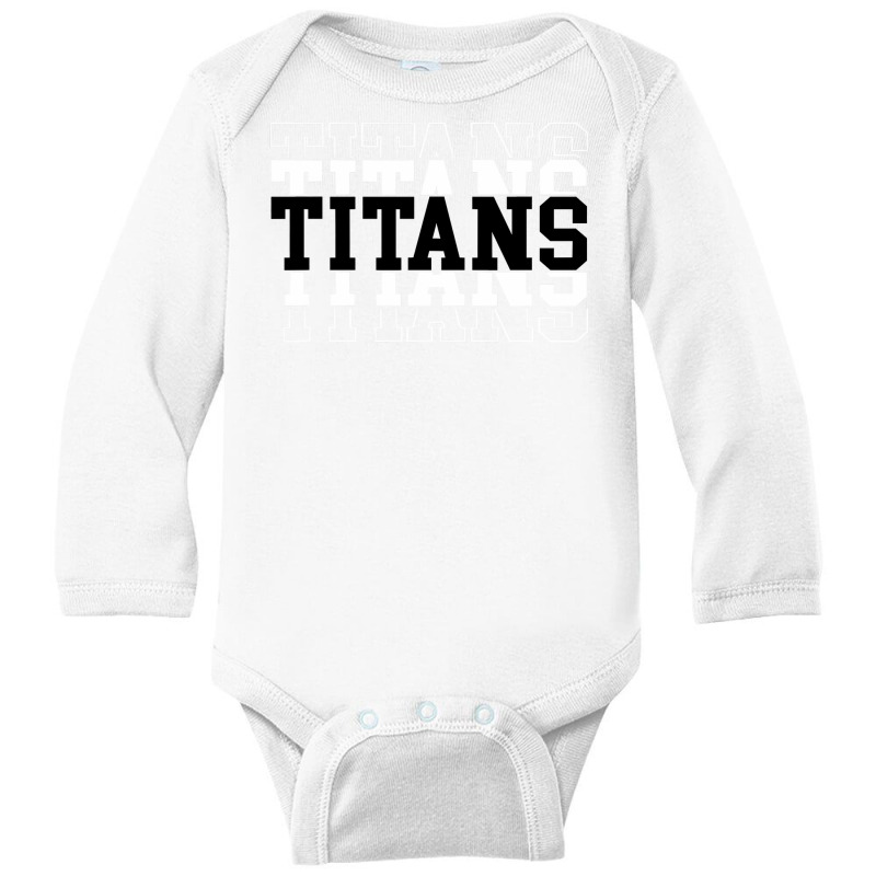 Fun Titans Fan Design Long Sleeve Baby Bodysuit | Artistshot