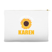 Sunflower Design I Swear Im A Nice Karen For Women Funny Accessory Pouches | Artistshot