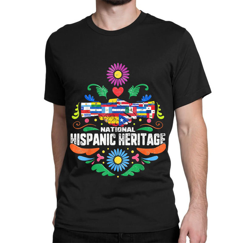 Funny Mexican American Latinos Nicaragua September 16 Gift National Hi Classic T-shirt | Artistshot