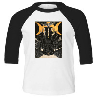 Hecate Triple Moon Goddess Wiccan Wicca Pagan Witch Toddler 3/4 Sleeve Tee | Artistshot