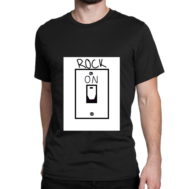 Rock On Lightswitch 1 Classic T-shirt by KandyPeak | Artistshot