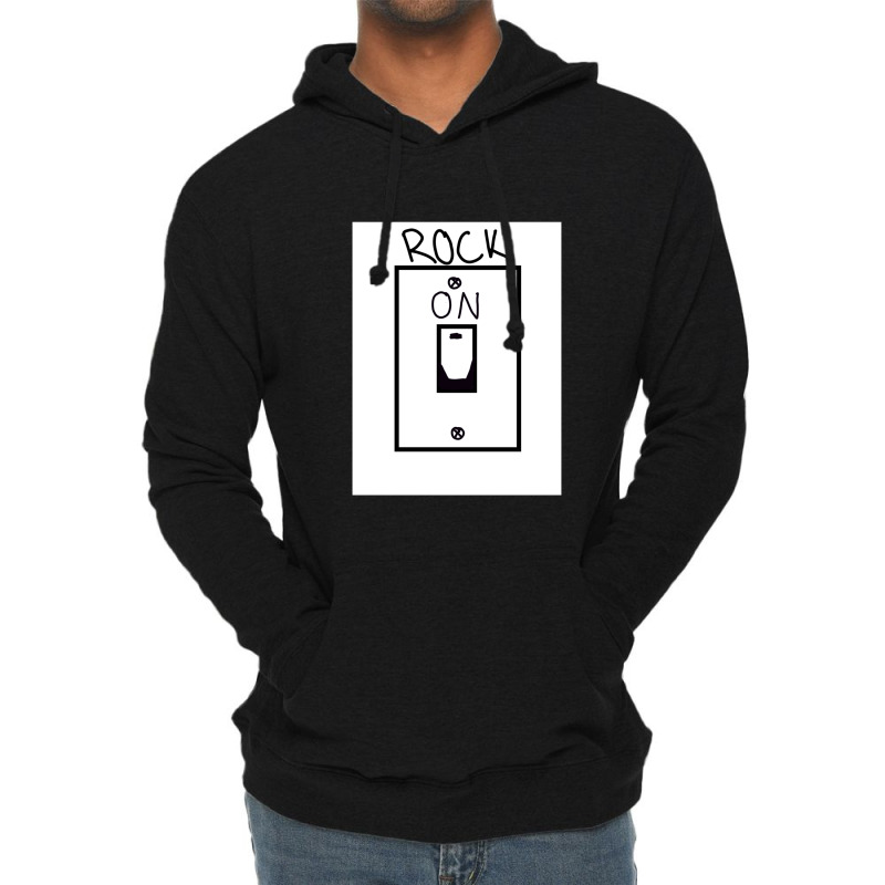 Rock On Lightswitch 1 Lightweight Hoodie by KandyPeak | Artistshot