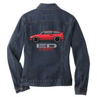 Ed Eight Rio Red Ladies Denim Jacket | Artistshot