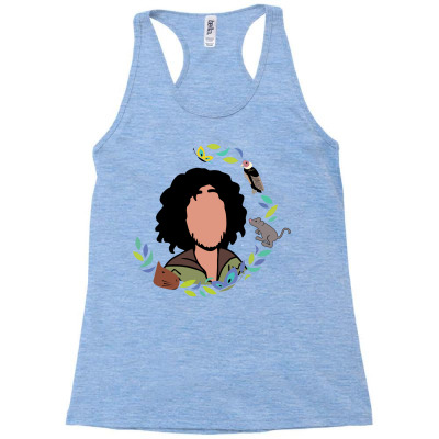 Floral Bruno From Encanto No Face Racerback Tank Designed By Cosby