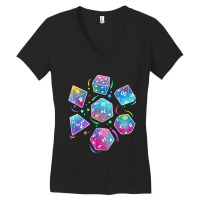 Mens Dungeons Dice Collection Fantasy Role Women's V-neck T-shirt | Artistshot