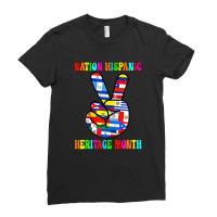 Nation Hispanic Heritage Month Christmas 2023 T Shirt Ladies Fitted T-shirt | Artistshot