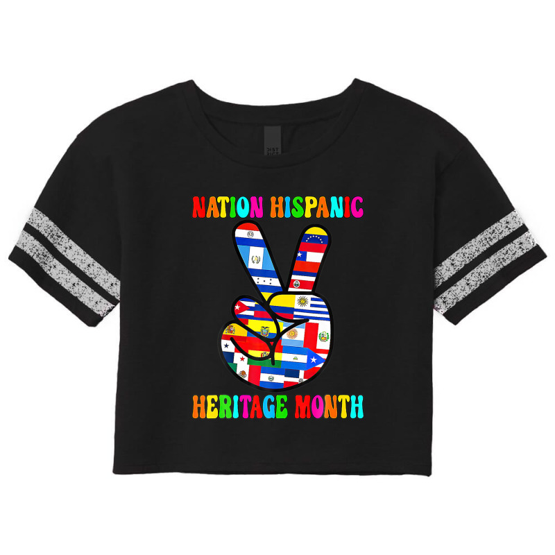 Nation Hispanic Heritage Month Christmas 2023 T Shirt Scorecard Crop Tee by krobeamoterou | Artistshot