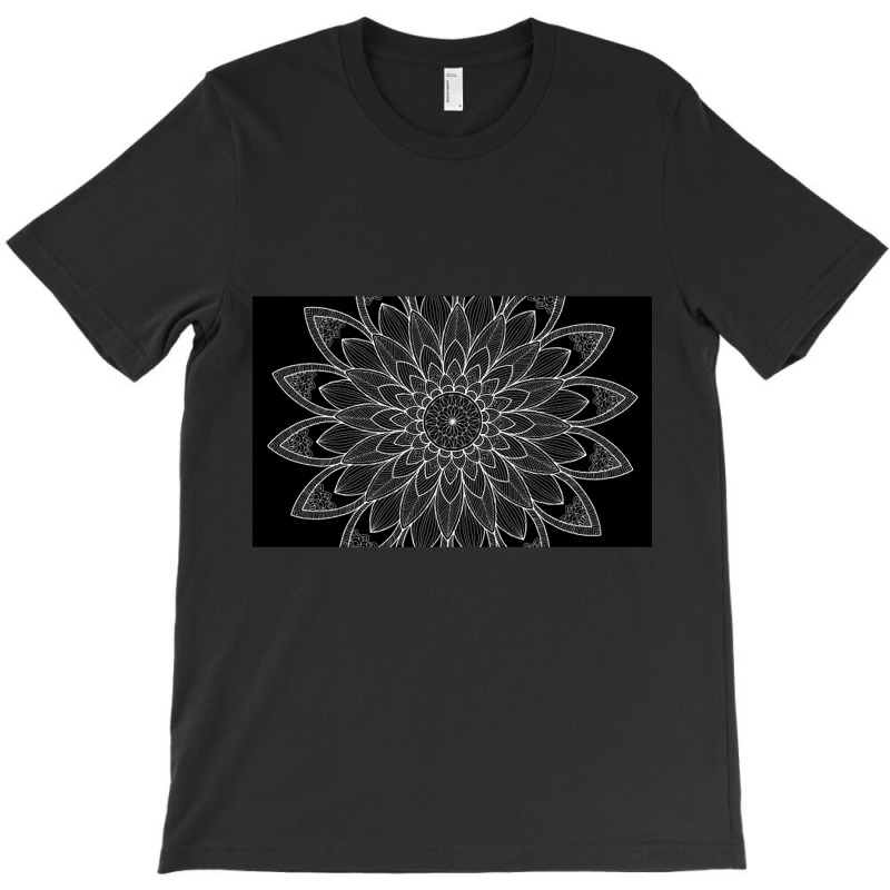 Mandala The Black Series 006 T-Shirt by lykhongduong9enev3 | Artistshot