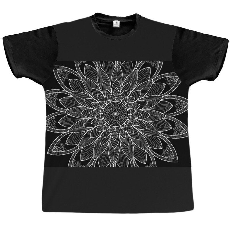 Mandala The Black Series 006 Graphic T-shirt by lykhongduong9enev3 | Artistshot