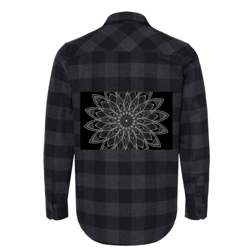 Mandala The Black Series 006 Flannel Shirt by lykhongduong9enev3 | Artistshot