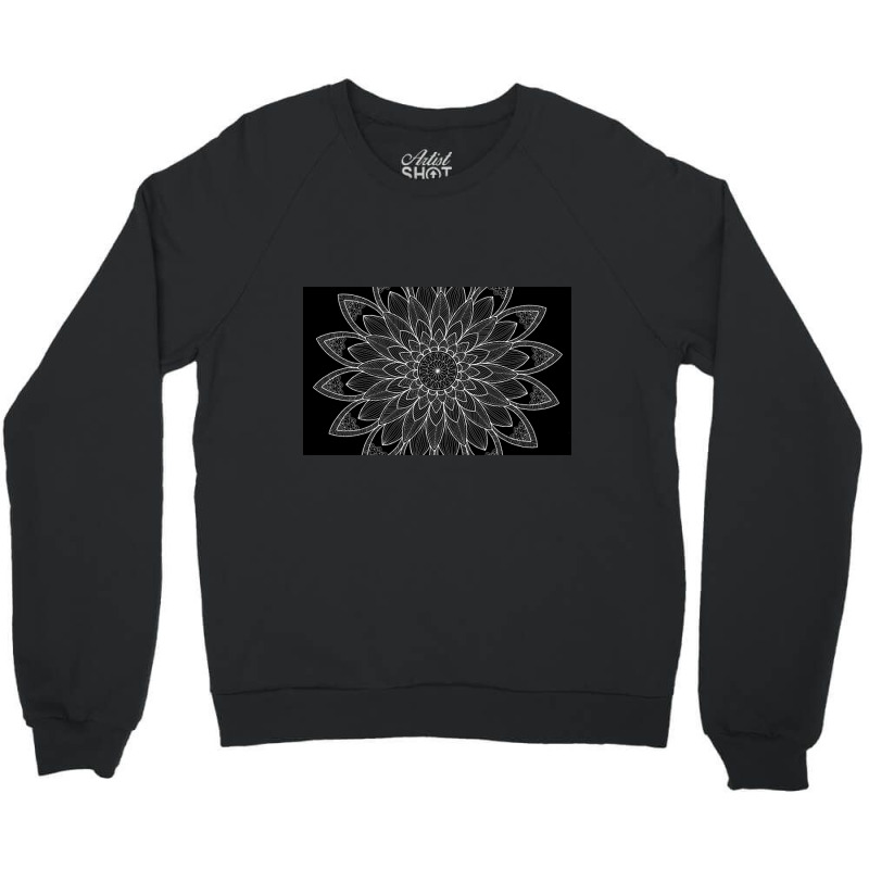 Mandala The Black Series 006 Crewneck Sweatshirt by lykhongduong9enev3 | Artistshot