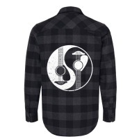 Yin Yang Guitar Acoustic Rock Music Lover Instrument Flannel Shirt | Artistshot