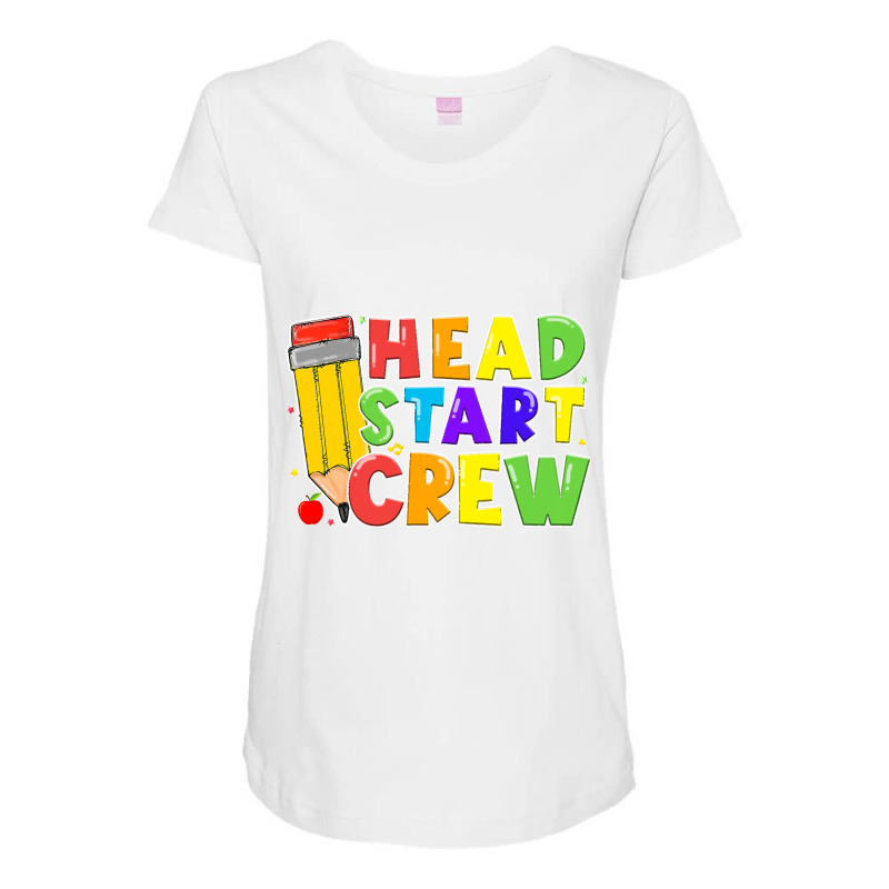 Teacher Early Childhood Education Preschool Head Start Crew Maternity Scoop Neck T-shirt by BarbaraArtist | Artistshot