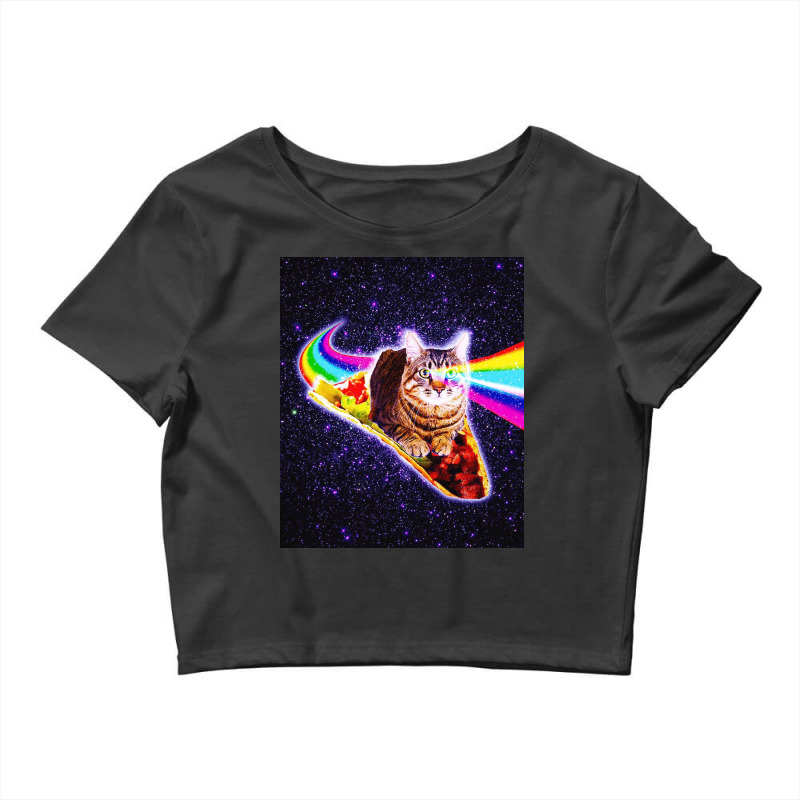 Tacocat Pizza Crop Top by Gayls | Artistshot