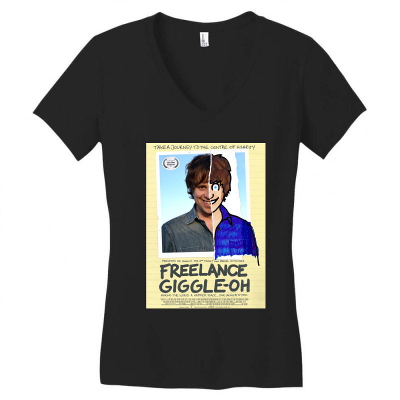 Freelance Giggle-oh - Women's Women's V-Neck T-Shirt by SuzanneElaineSehorn | Artistshot