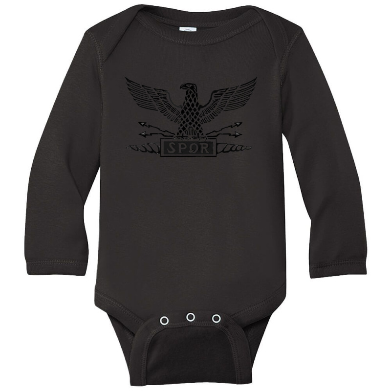 Roman Republic Legion Eagle Long Sleeve Baby Bodysuit by AmyJeanKemmer | Artistshot