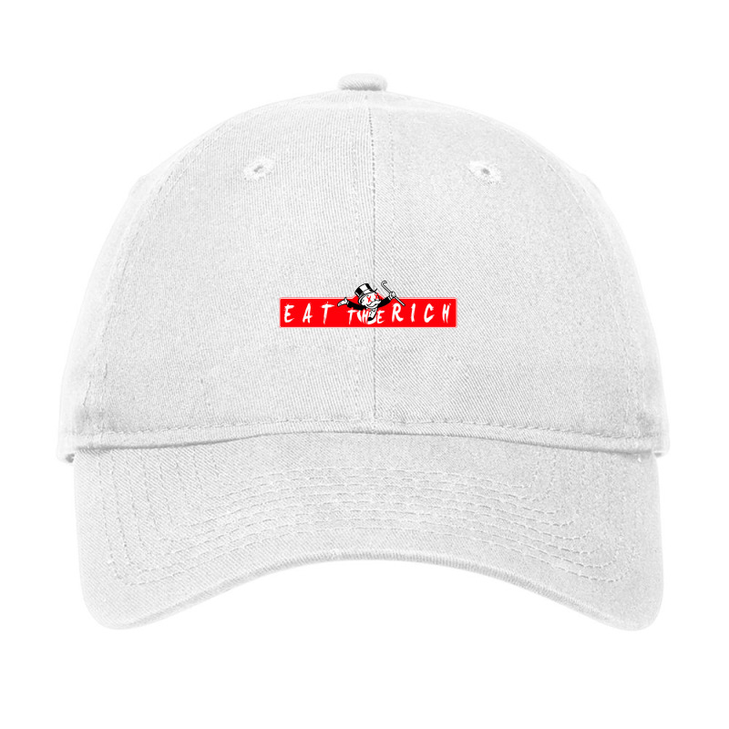 Eat The Rich Monopoly Adjustable Cap by curutputihgot | Artistshot