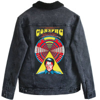 Solaris Directed Unisex Sherpa-lined Denim Jacket | Artistshot