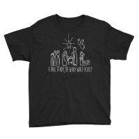 Family Christmas Thrill Of Hope, The Weary World Rejoices T Shirt Youth Tee | Artistshot