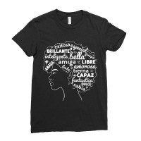 Womens Afro Latina Pride Gift Afro-latino Black History Month Ladies Fitted T-shirt | Artistshot