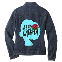 Womens Afro Latina Shirt Ladies Denim Jacket | Artistshot