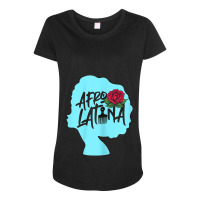 Womens Afro Latina Shirt Maternity Scoop Neck T-shirt | Artistshot