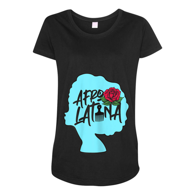 Womens Afro Latina Shirt Maternity Scoop Neck T-shirt by BRANDONARKER | Artistshot