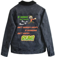 Run Unisex Sherpa-lined Denim Jacket | Artistshot