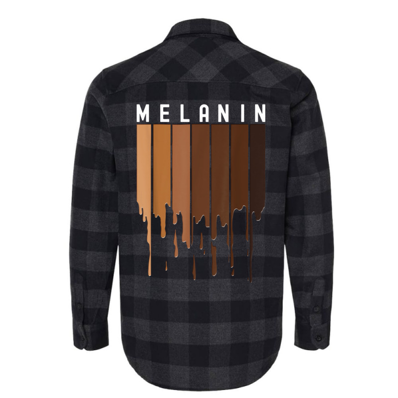 Drippin Melanin  For Women Pride - Black History Gift _017 Flannel Shirt | Artistshot