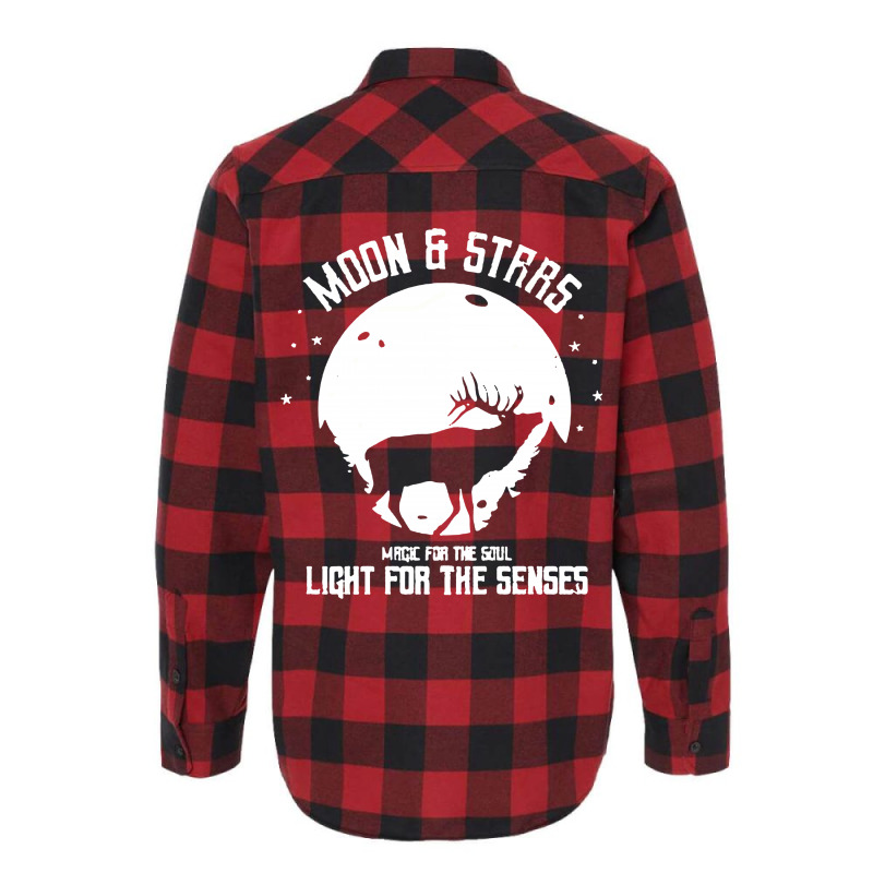 Night Deer Flannel Shirt by BLQS Apparel | Artistshot