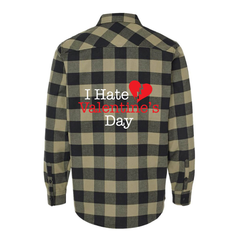 Hate Valentines Flannel Shirt | Artistshot